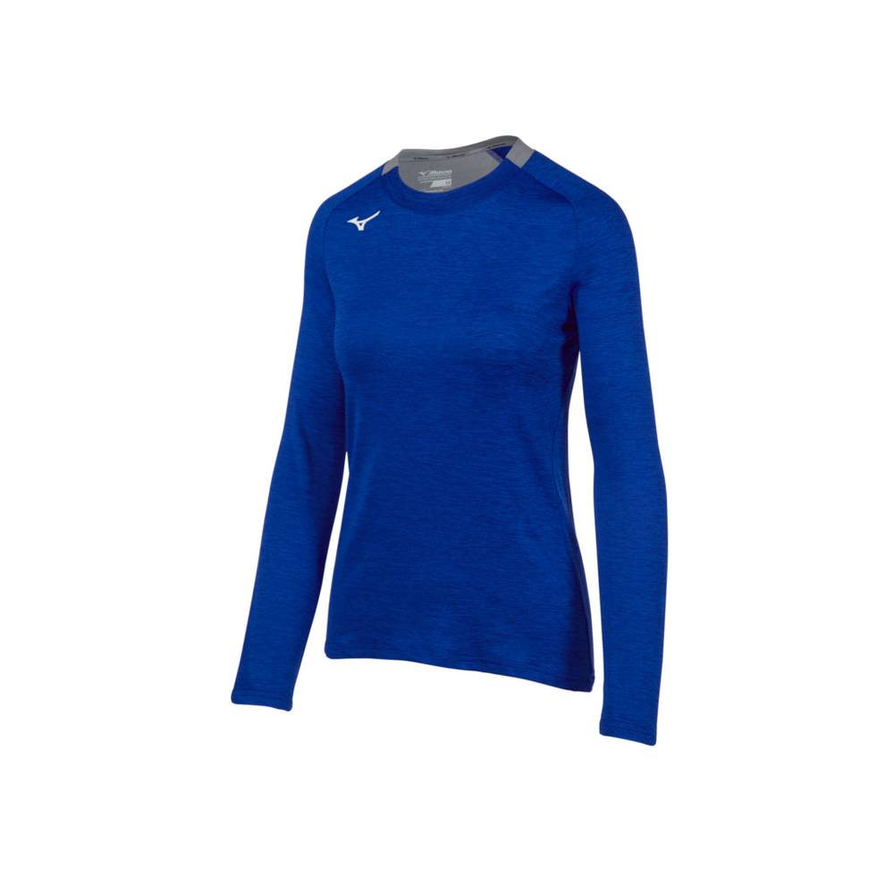 Damske Treningove Oblecenie Mizuno Alpha Long Sleeve Kráľovská Modrá Vypredaj FWXO54809
